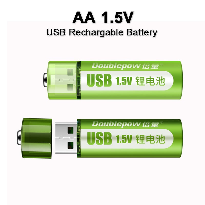 AA USB rechargeable battery