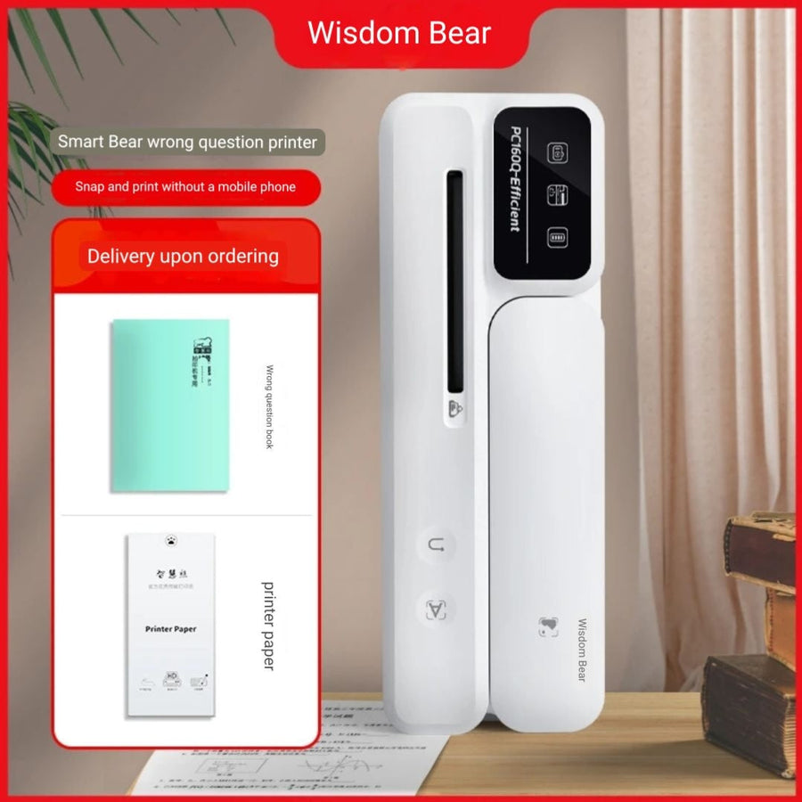 PC160Q  Efficient Portable Thermal Photo Printer mini camera printer with thermal sticker paper