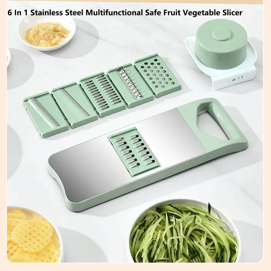 Multi-Cut Vegetable Slicer & Chopper