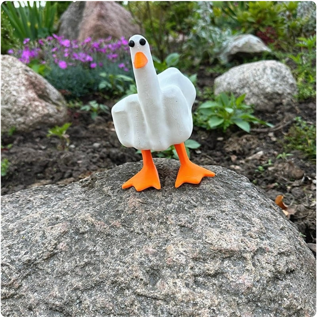 Middle Finger Duck