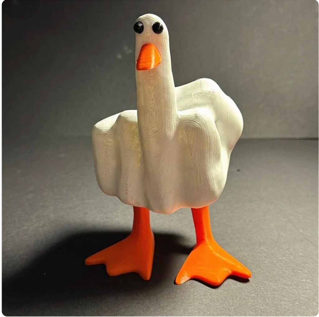 Middle Finger Duck