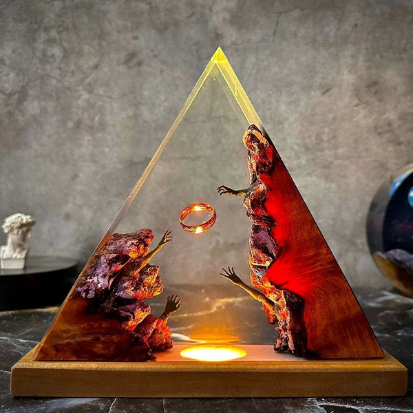 Halloween Theme USB Resin Table Night Light