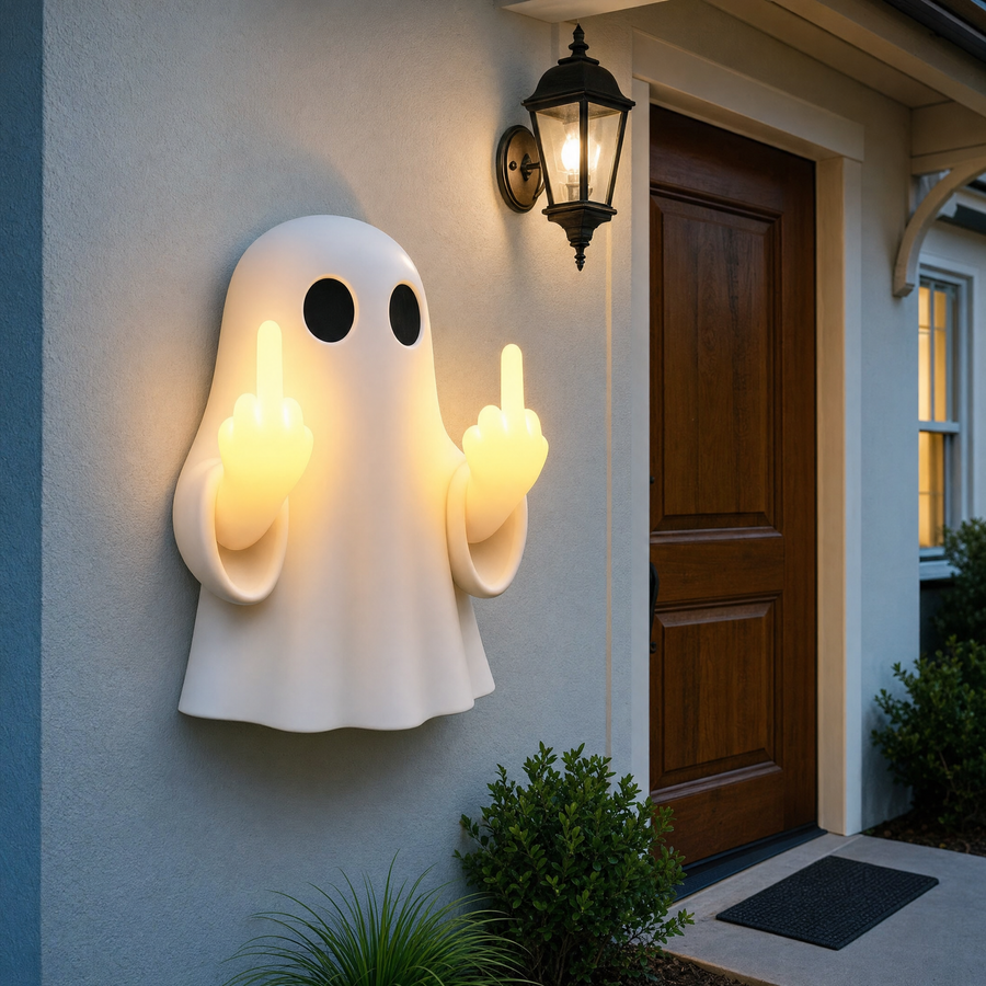 Middle Finger Ghost Night Light