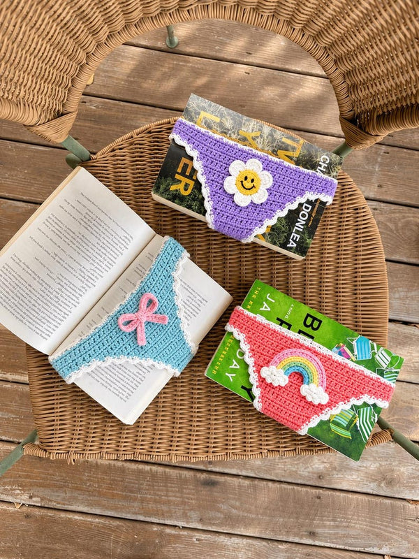 Handmade Crochet Bookmark, Funny Book Thong, Cute Panty Bookmark for Readers, Bookish Gift for Her