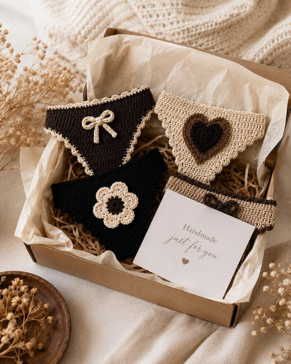 Handmade Crochet Book Thong Bookmark, Coquette Style, Reading Accessory Holder