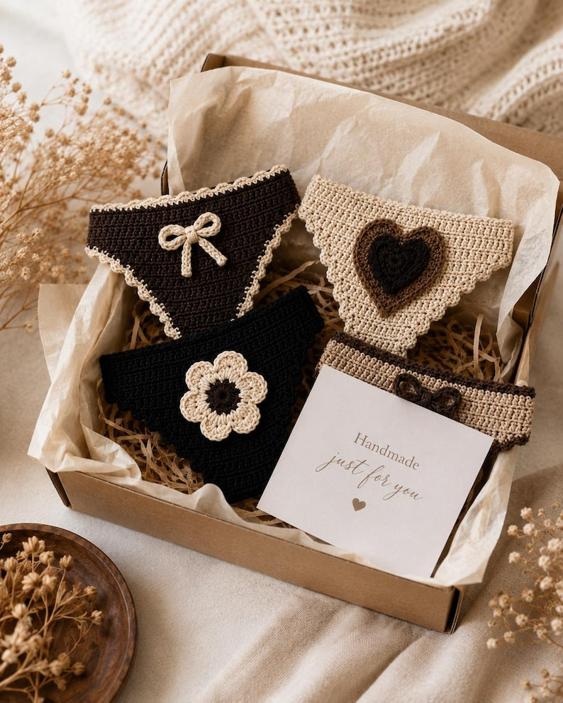 Handmade Crochet Book Thong Bookmark, Coquette Style, Reading Accessory Holder