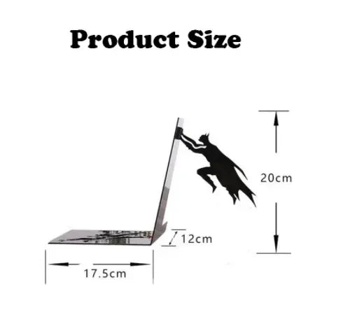 Superhero Bookend Figurines – Stylish Metal Support for Your Bookshelf