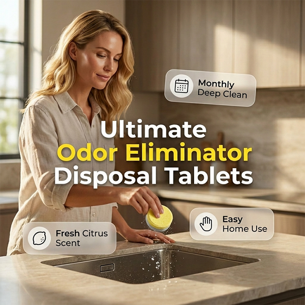 🔥Last Day Sale 50% OFF⏰🚰🧽🧼Garbage Disposal Cleaner and Deodorizer Tablets