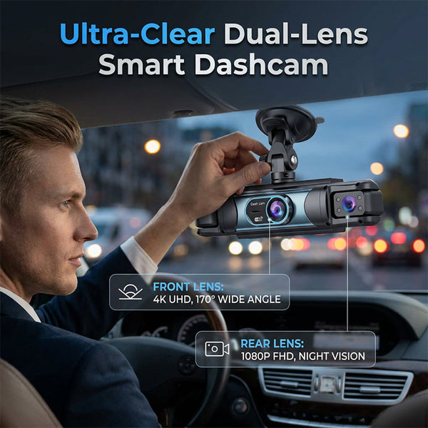 🥳2026 HOT SALE🥳💞50K+ SOLD!📹🚗 50% OFF! 1080P Multi‑Lens WiFi Dashcam – Front & cabin recording, WDR night vision, collision lock. Clear footage for total peace of mind! 🛡️✨