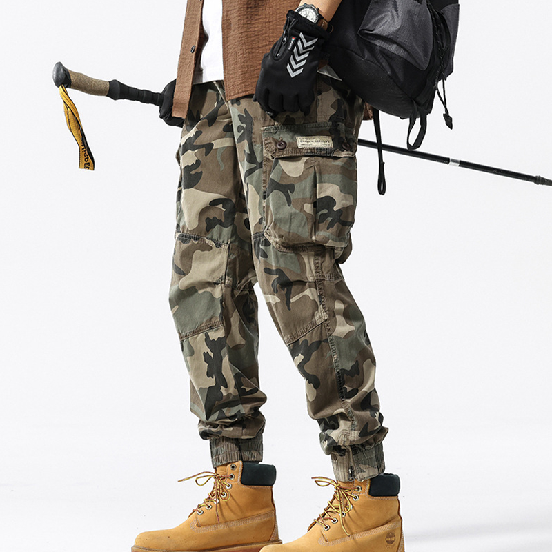 ⏳🔥LIMITED-TIME 50% OFF! ⏰Men's Camouflage Cuffed Casual Cargo Pants