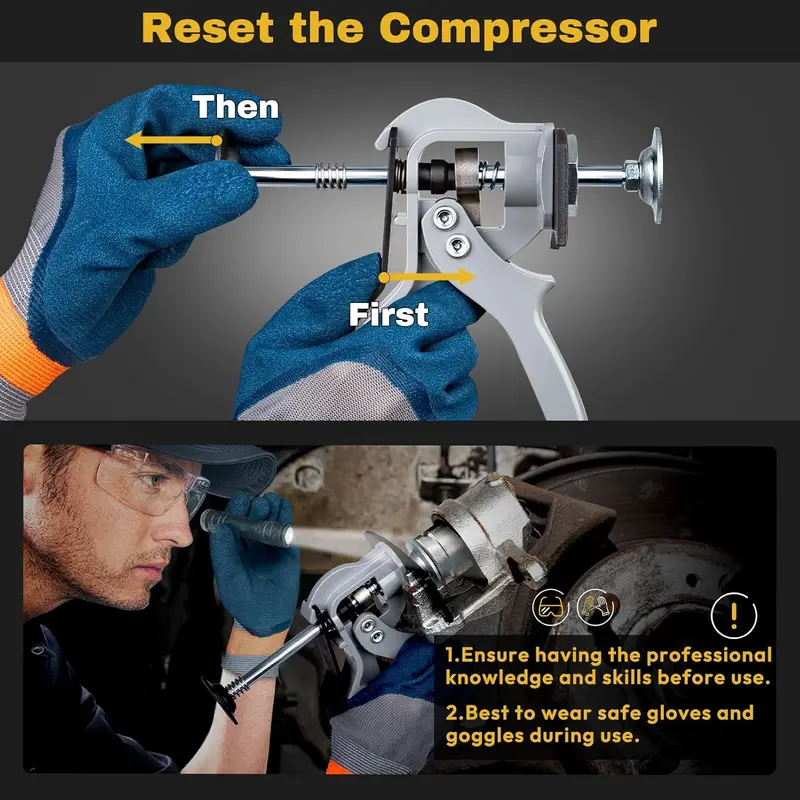 🎉 2026 Sale — Over 18,600 Sold!🔧 Heavy Duty Brake Caliper Piston Compression Tool ✨